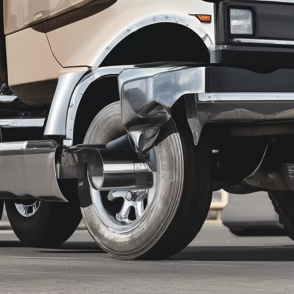 Modern Truck Exhaust Pipe