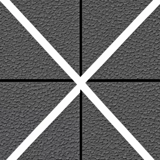 Different types of road markings