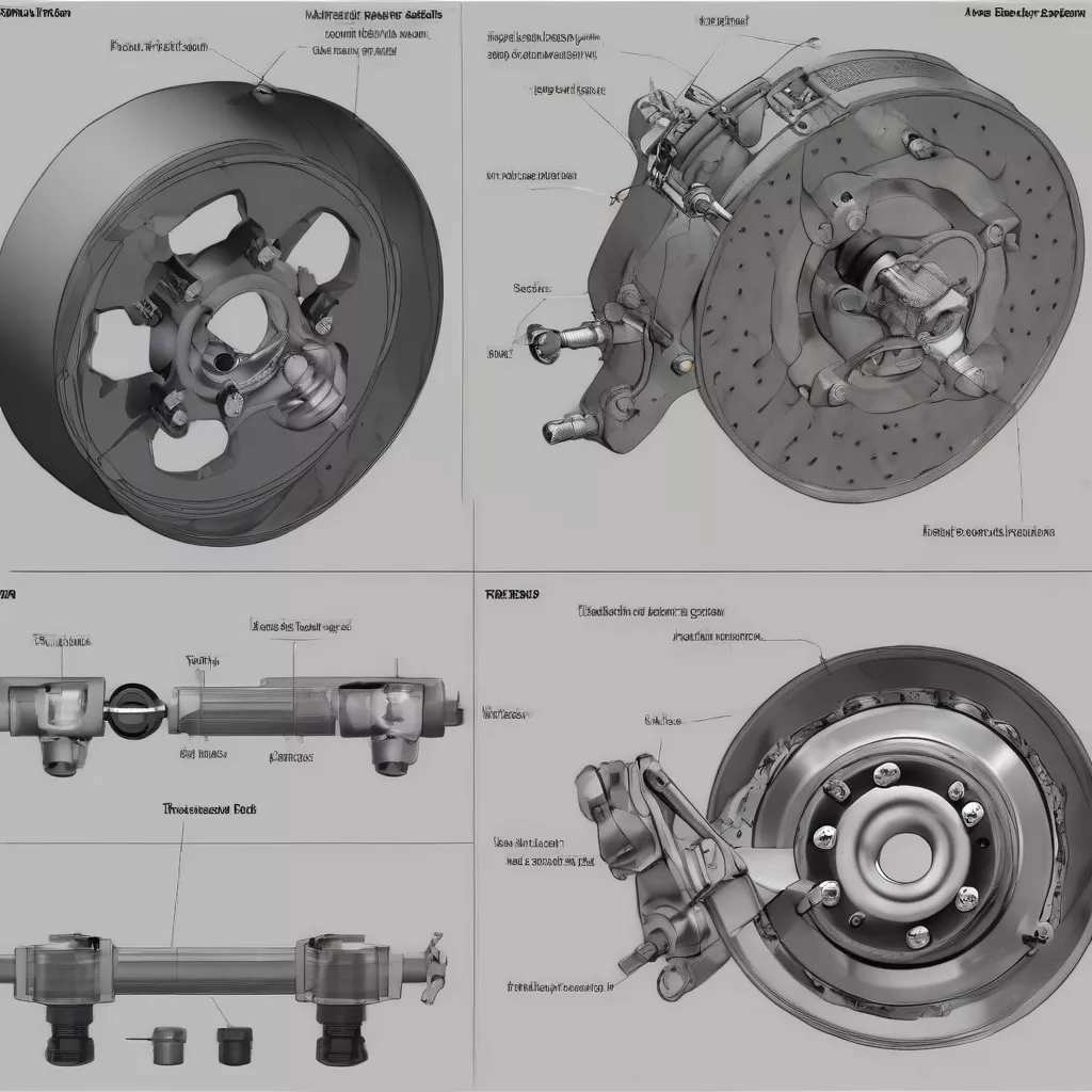 Traditional drum brake system