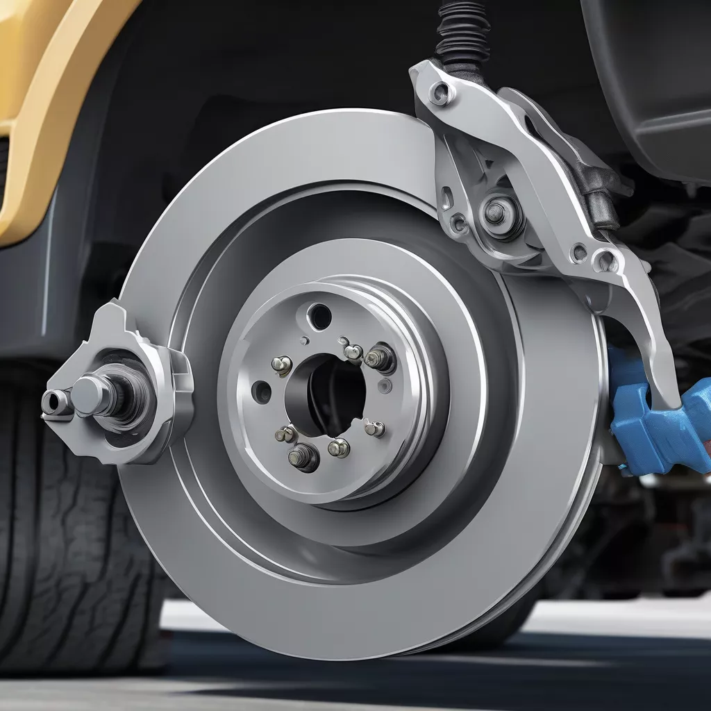 Freins à disque sur un camion