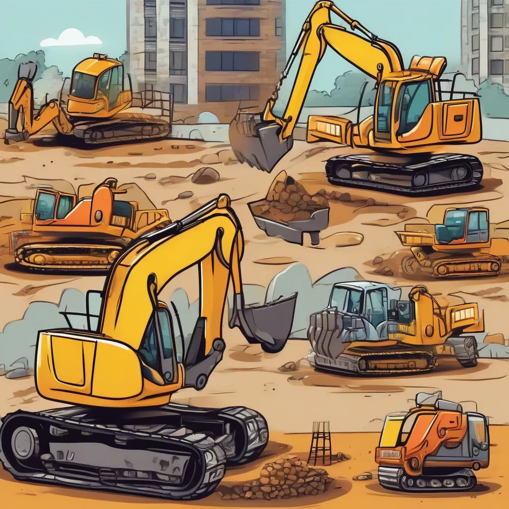 Excavator Cartoon Delights: Fun for Kids, Knowledge for the Whole Family