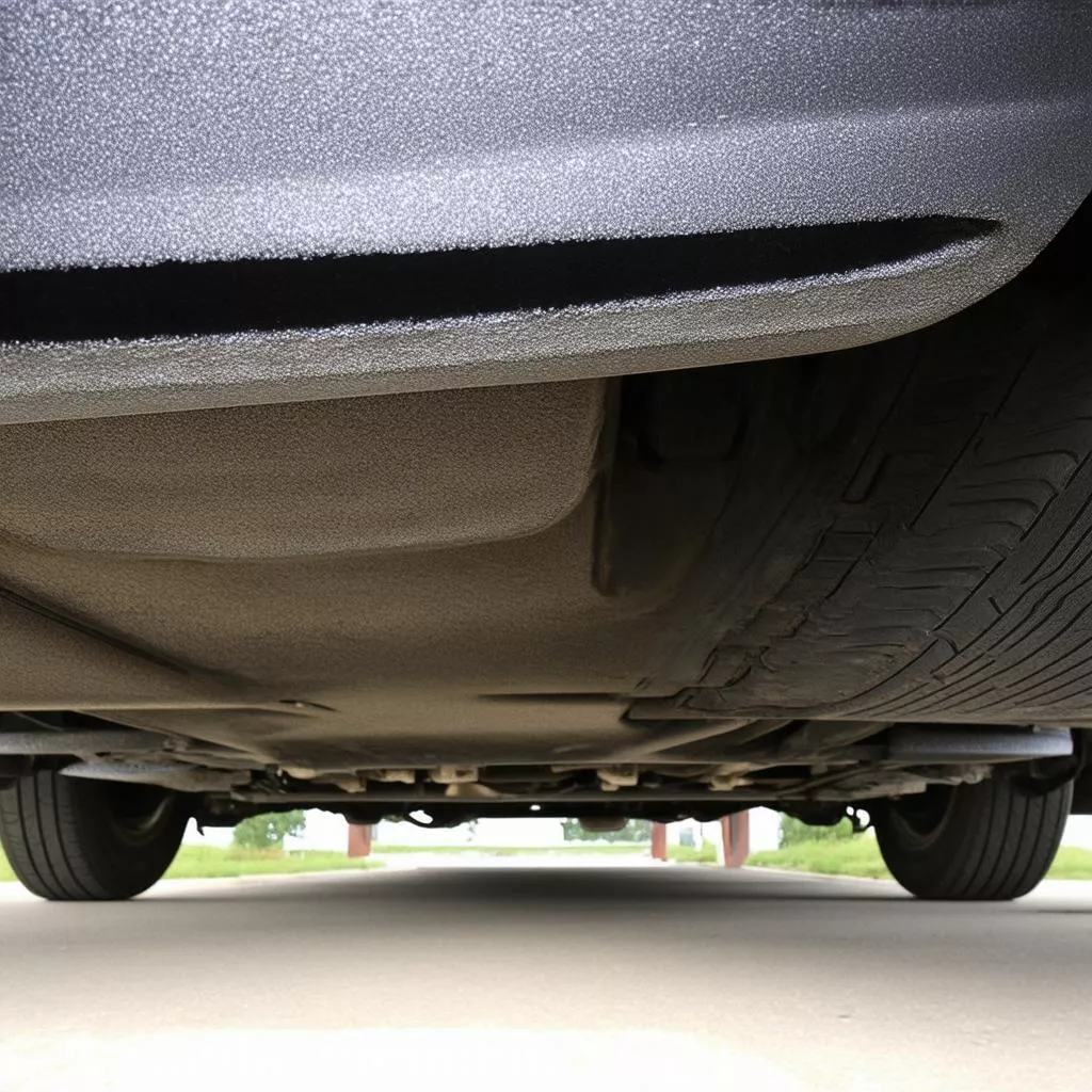 Phủ gầm chống rỉ xe ô tô