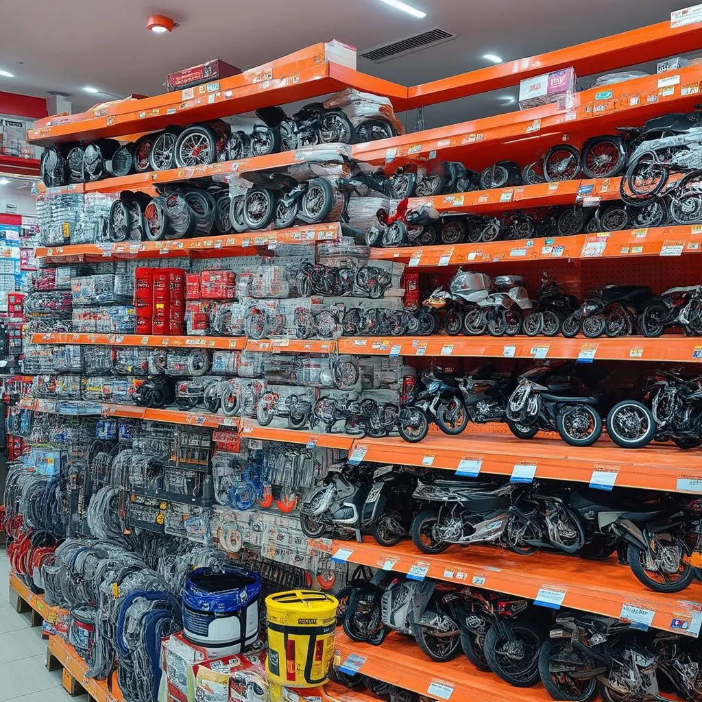 Cửa hàng phụ tùng ô tô Nam Bắc