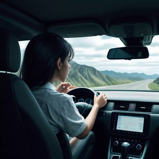 Quan sát gương chiếu hậu thường xuyên khi lái xe