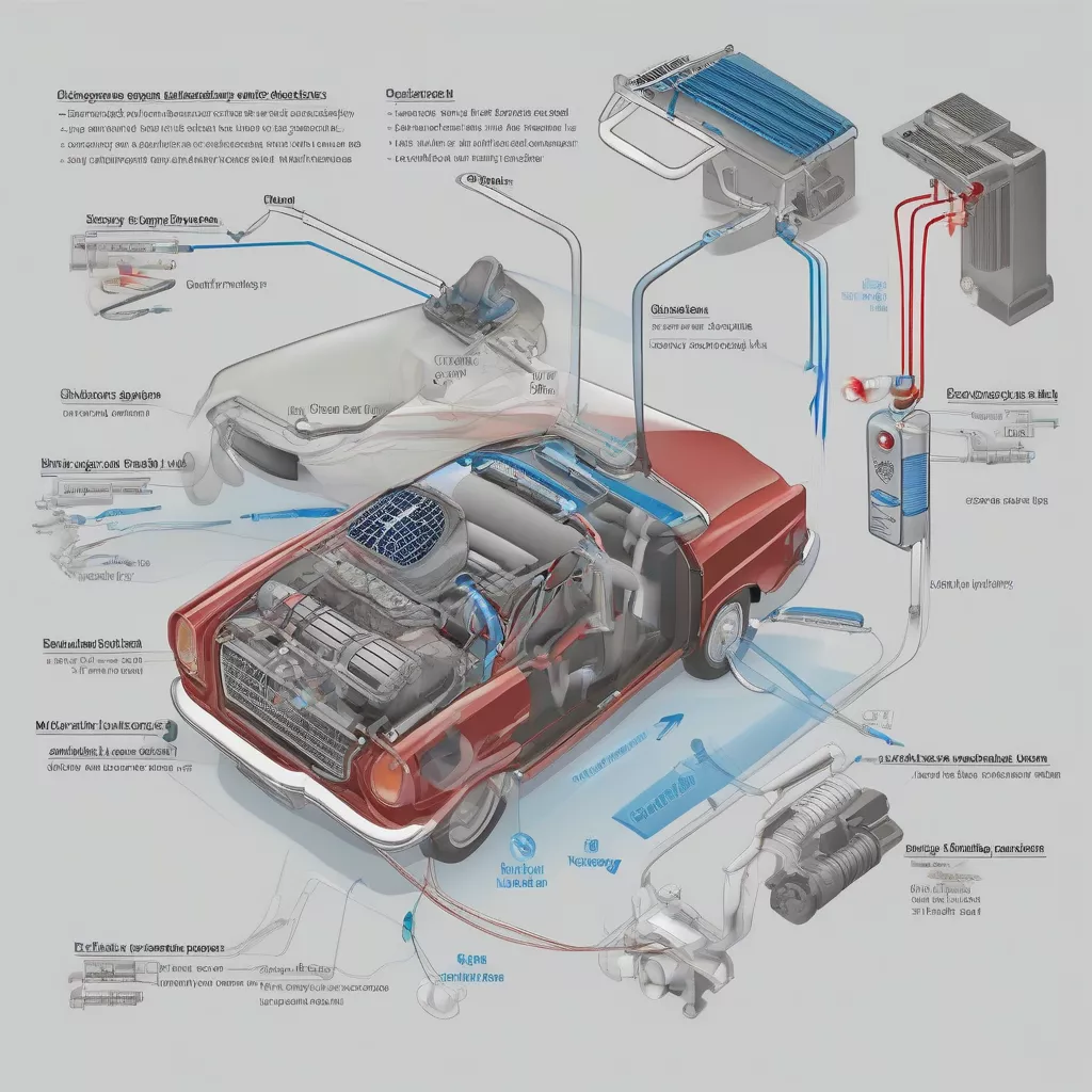 Quy trình hoạt động của hệ thống lạnh ô tô