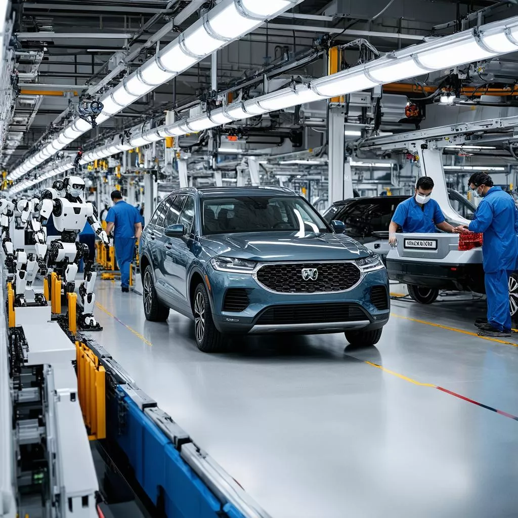 Công Nghệ Lắp Ráp Xe Ô Tô: Hành Trình Từ Những Bánh Răng Đến Vẻ Đẹp Hoàn Mỹ