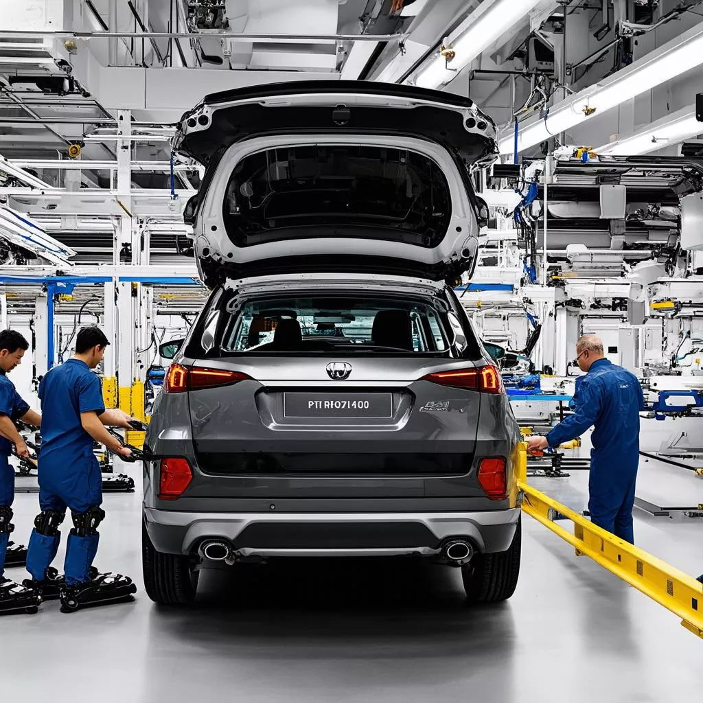 Quy trình lắp ráp ô tô