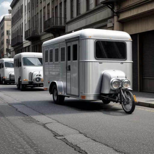 오토바이 운반 트레일러