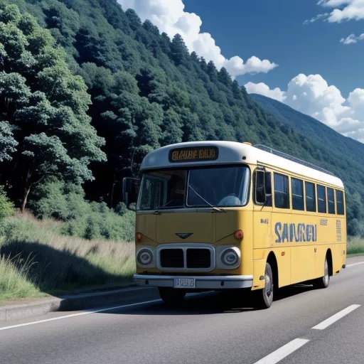 Samco bus on the highway