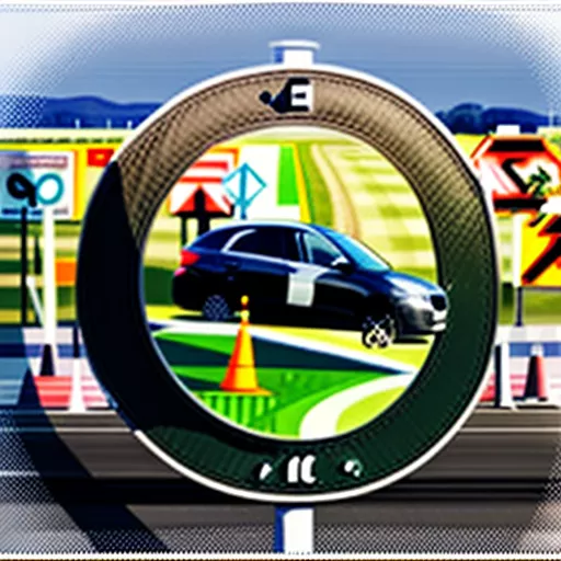 Sân tập lái xe hiện đại