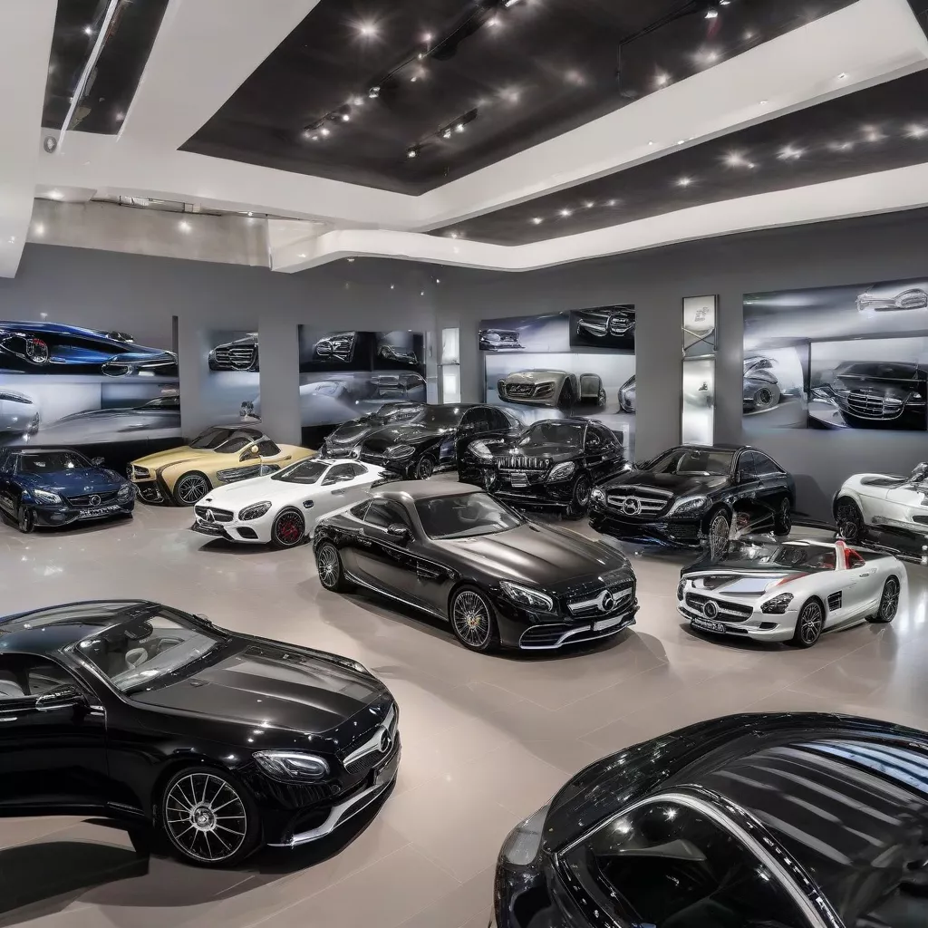 Showroom ô tô Mercedes