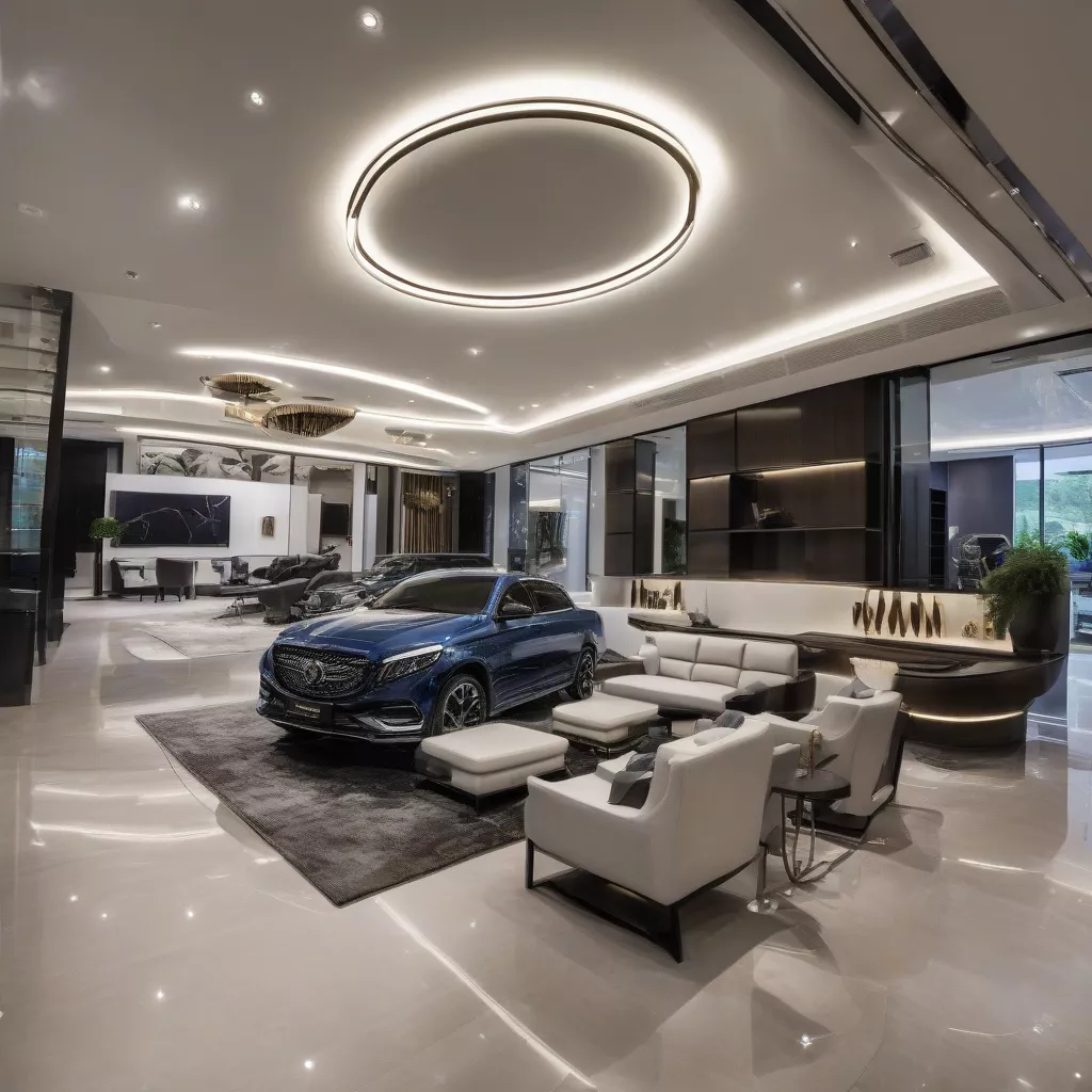 Modern VinFast Showroom