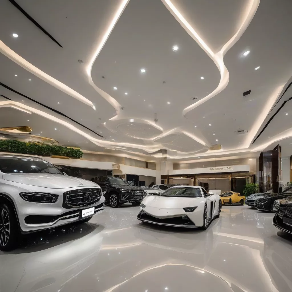 Modern Car Showroom in Hanoi
