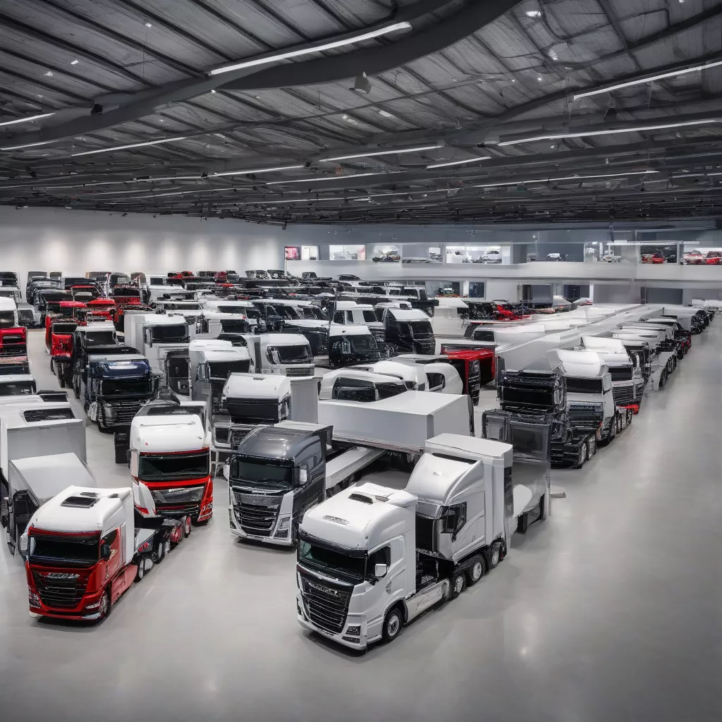 Concessionário de camiões moderno