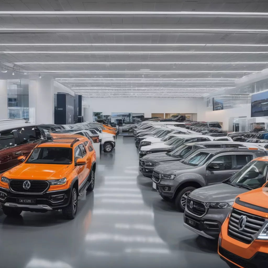 Truck showroom in Hanoi