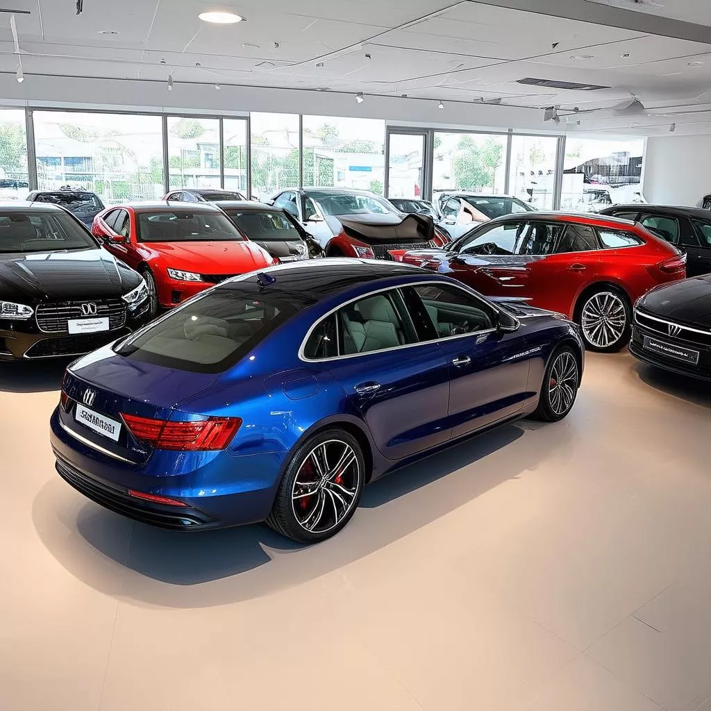 Showroom ô tô hiện đại