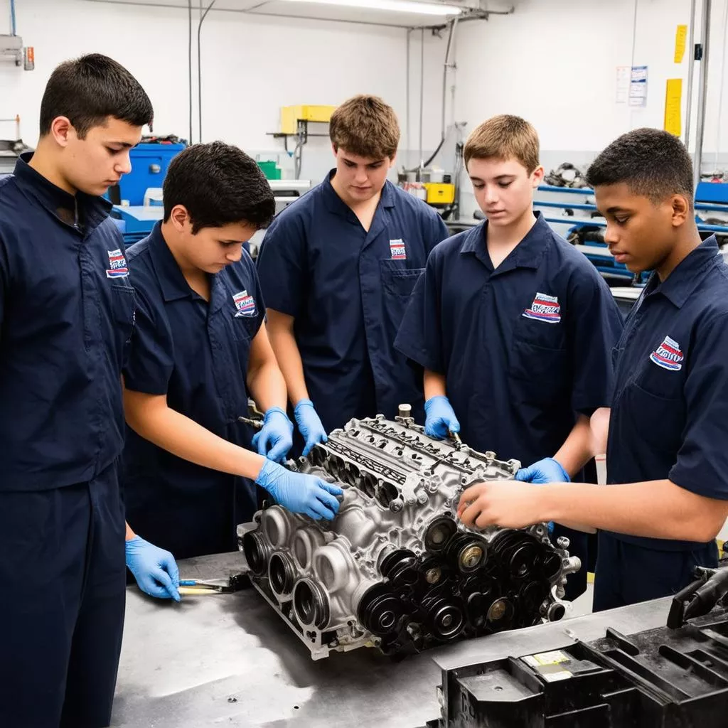 Sinh viên Công nghệ Ô tô