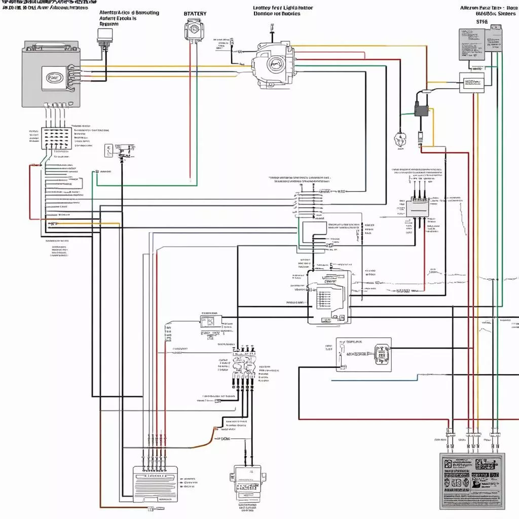 Sơ Đồ Hệ Thống Điện Trên Ô Tô: Kim Chỉ Nam Cho Người Mới Bắt Đầu