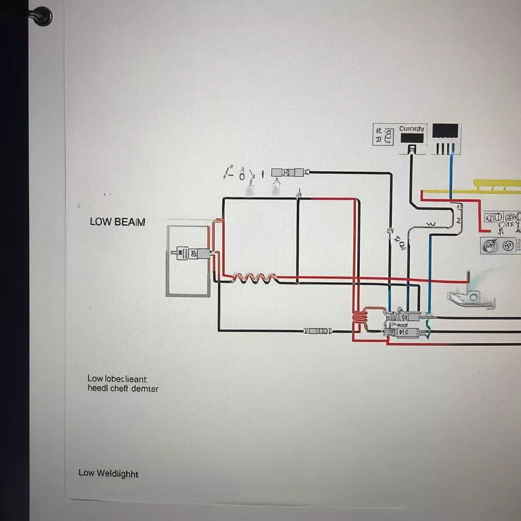 Khám Phá Sơ Đồ Mạch Điện Pha Cốt Ô Tô - Bí Mật Ánh Sáng Cho Xế Yêu