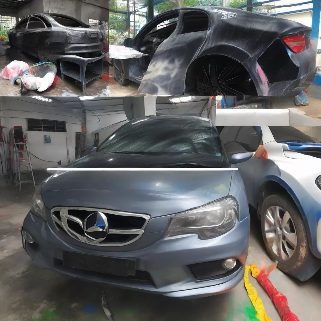 Car painting in Thu Dau Mot