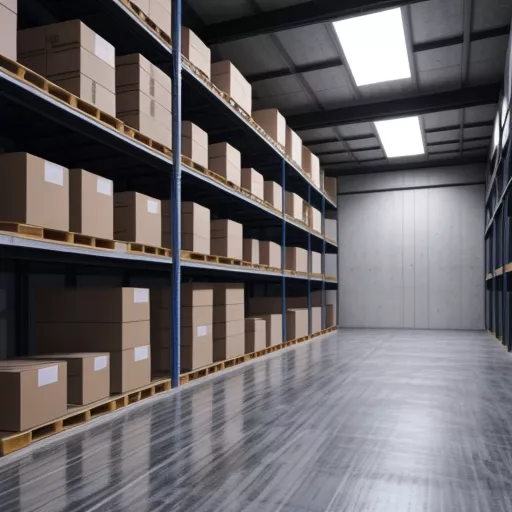 SRM T50 van in the warehouse