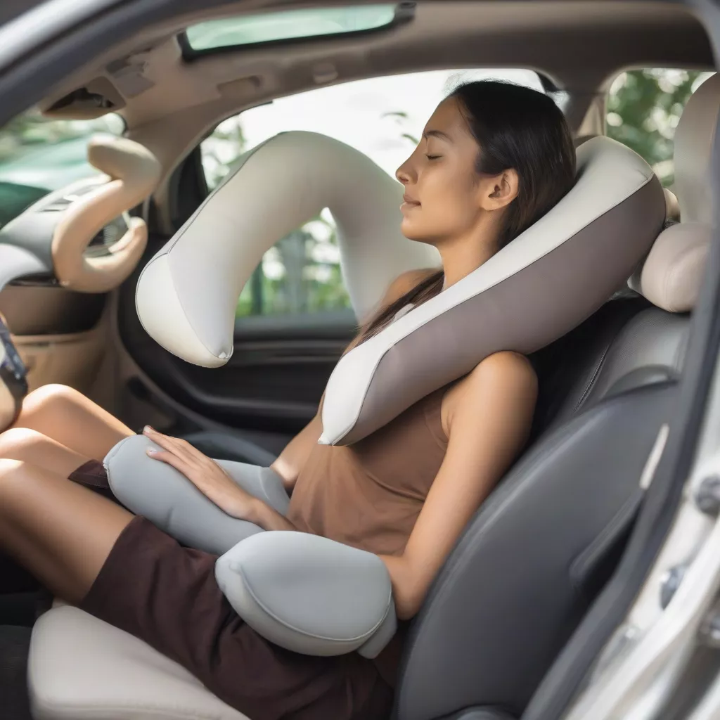 Sử Dụng Gối Massage Ô Tô