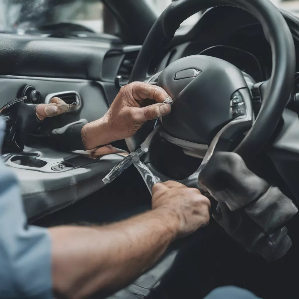 Sử dụng keo dán nội thất ô tô