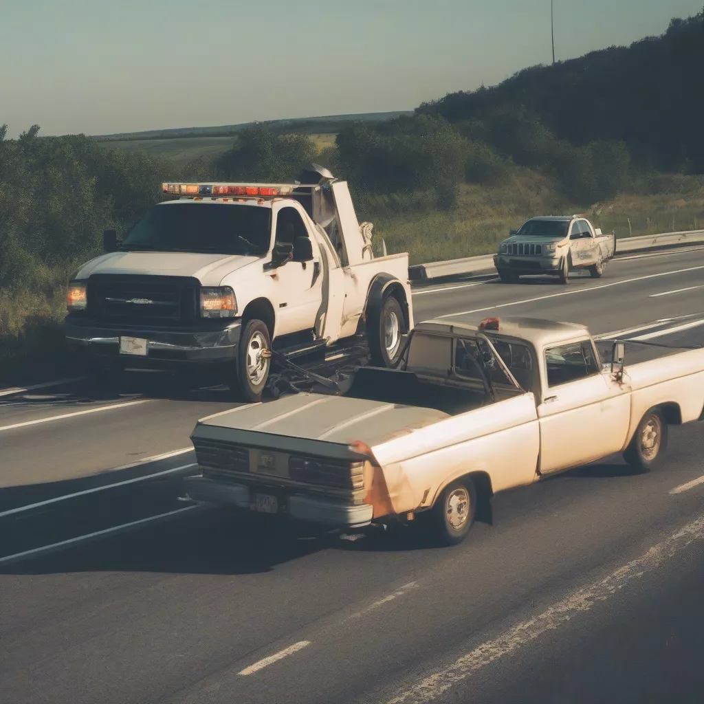 Sử dụng xe kéo chuyên dụng