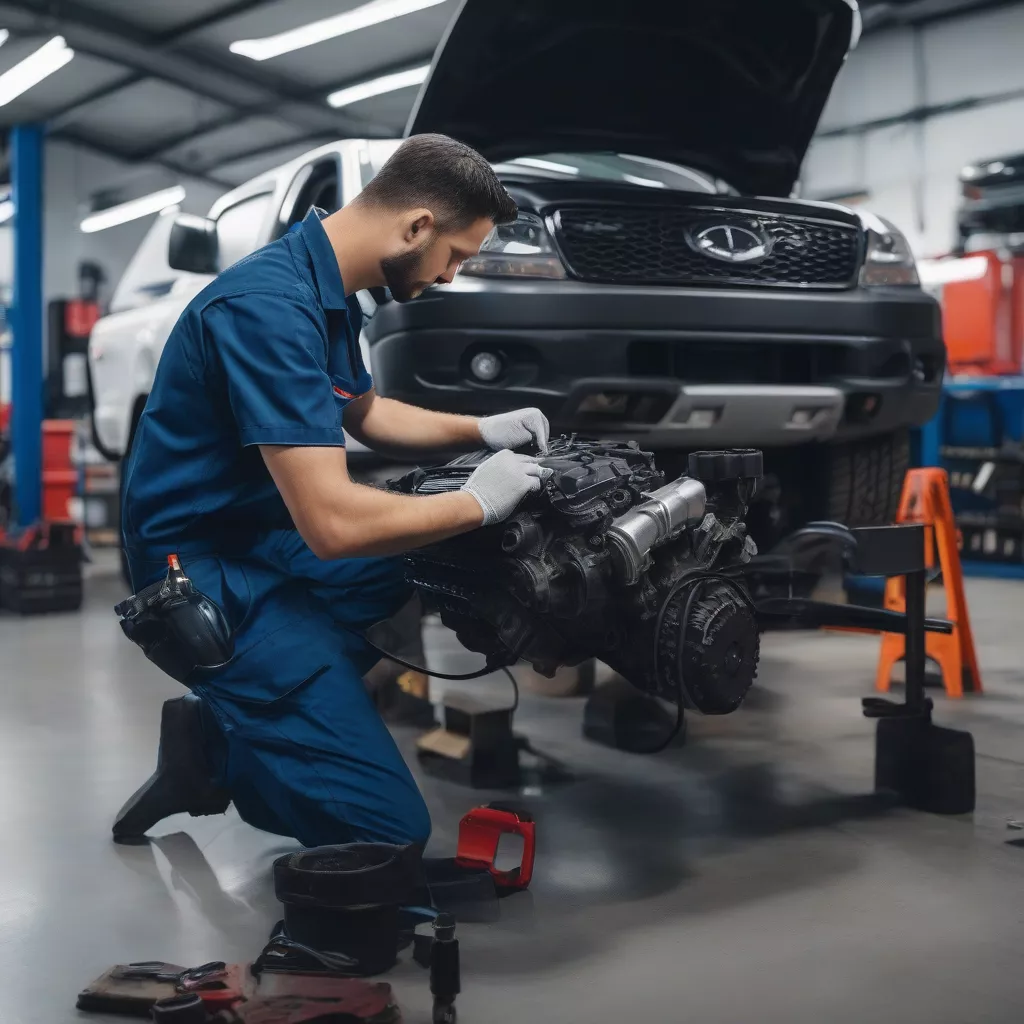 Réparation automobile à Hanoï