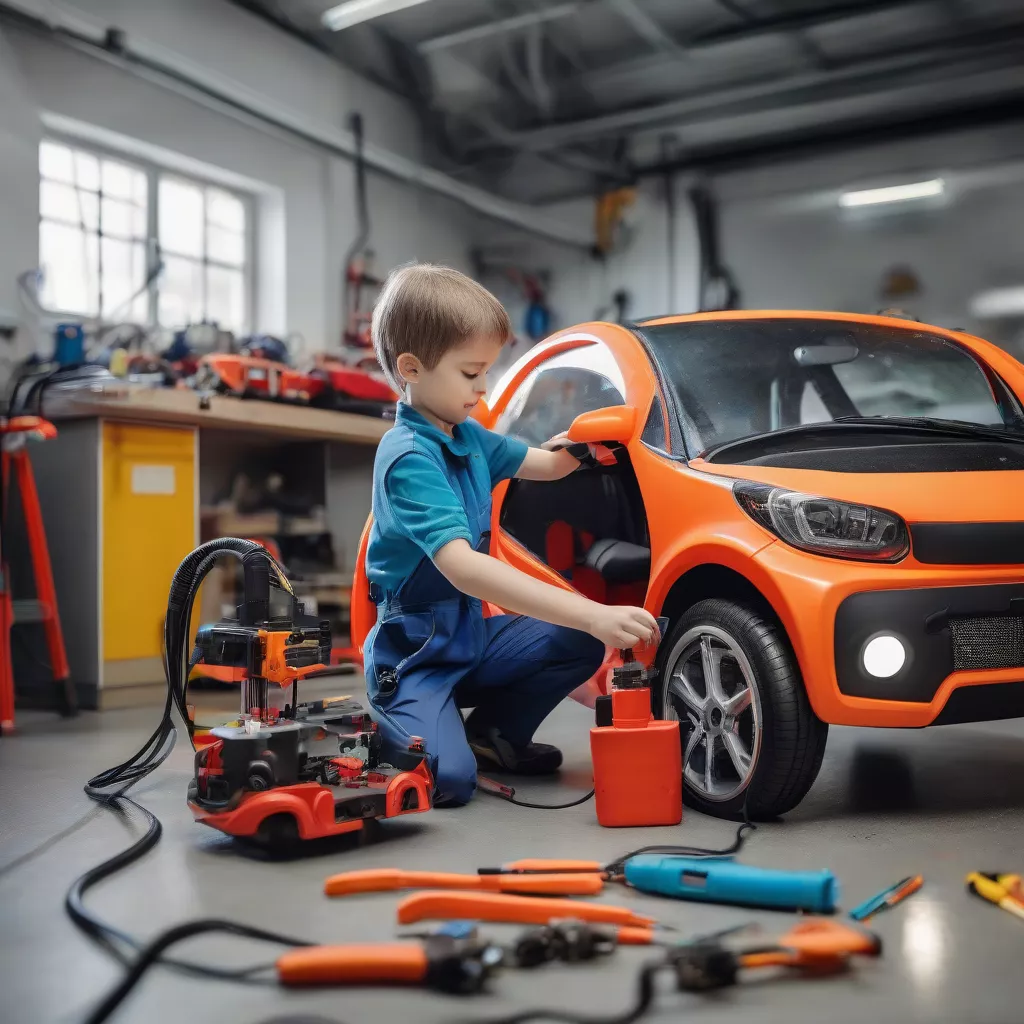 Sửa Xe Ô Tô Điện Cho Bé: Vấn Đề Nan Giải Và Giải Pháp Hiệu Quả Tại Xe Tải Hà Nội