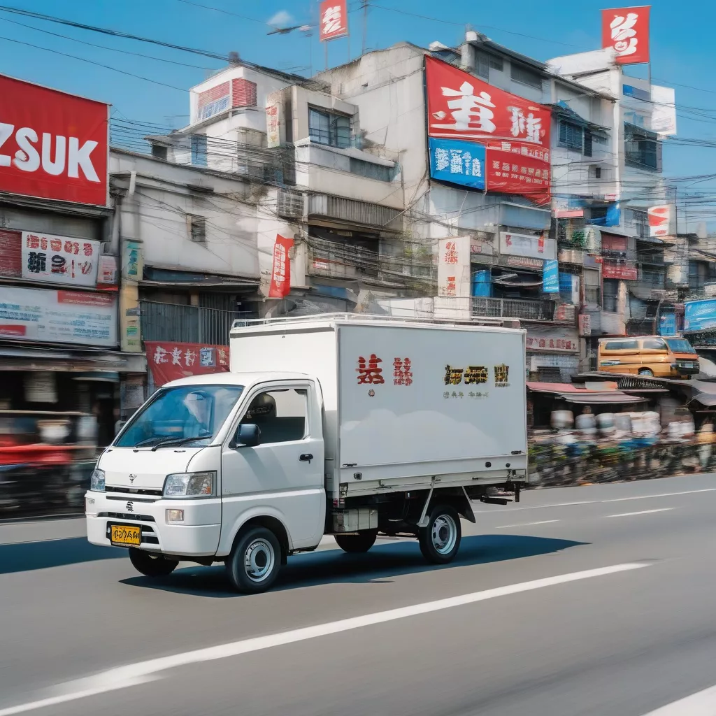 스즈키 콕 반타이 시내 주행