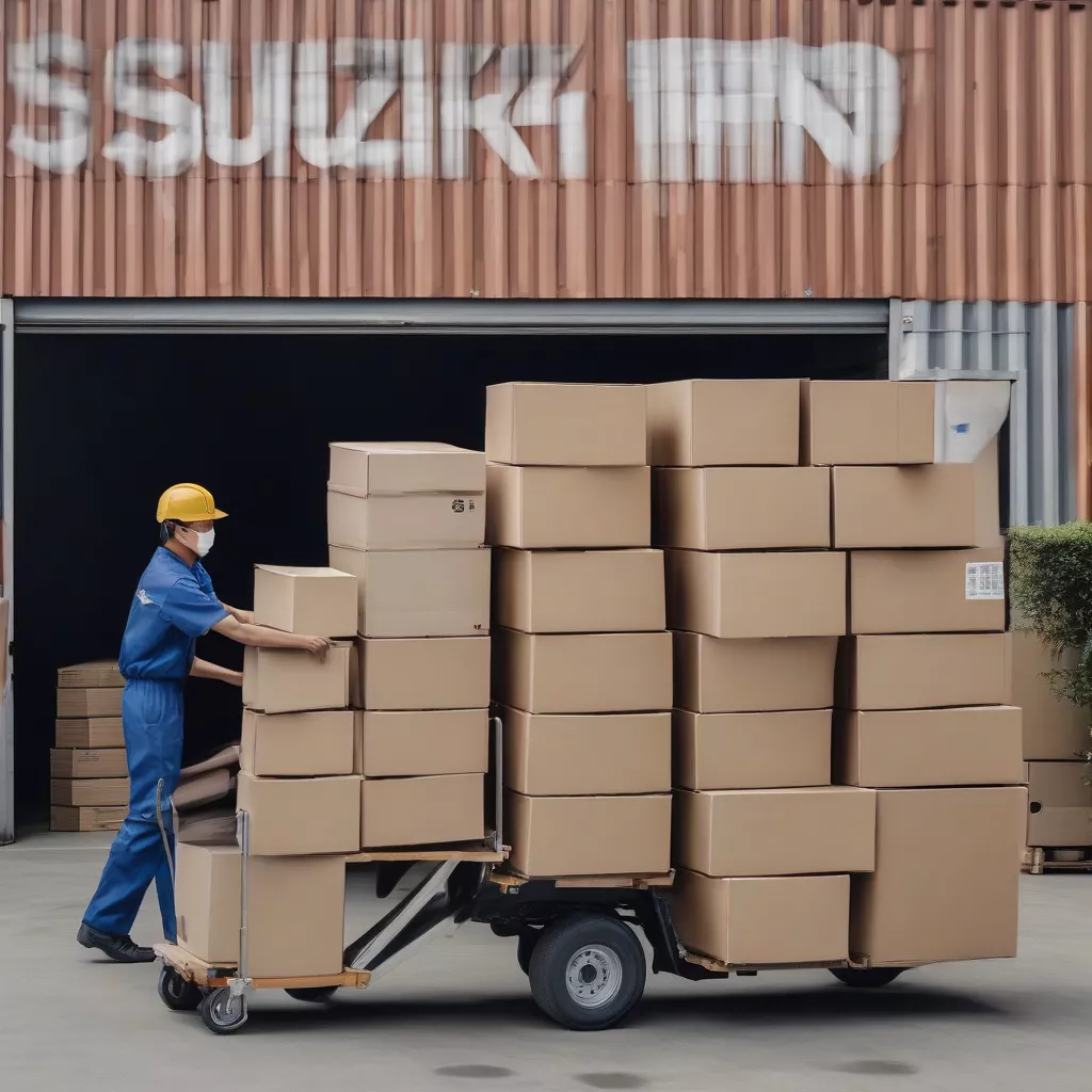 스즈키 콕 반타이 짐 싣기