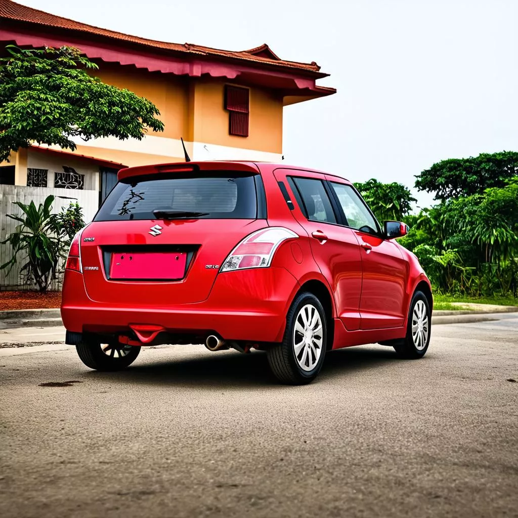 Suzuki Swift màu đỏ