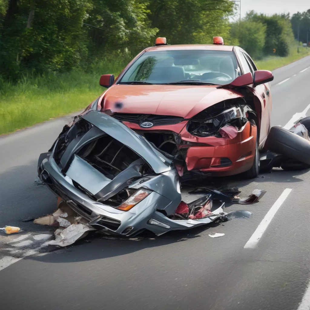Accident caused by wrong-way driving