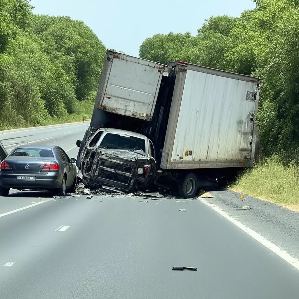 Tai nạn giao thông xe tải