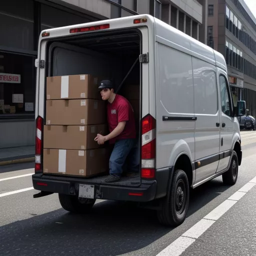 Tài xế Ahamove đang vận chuyển hàng hóa