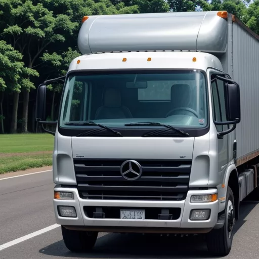 Truck Driver Delivering Goods in the City