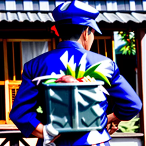 ड्राइवर थाको टाउनर ट्रक पर सामान की जाँच कर रहा है