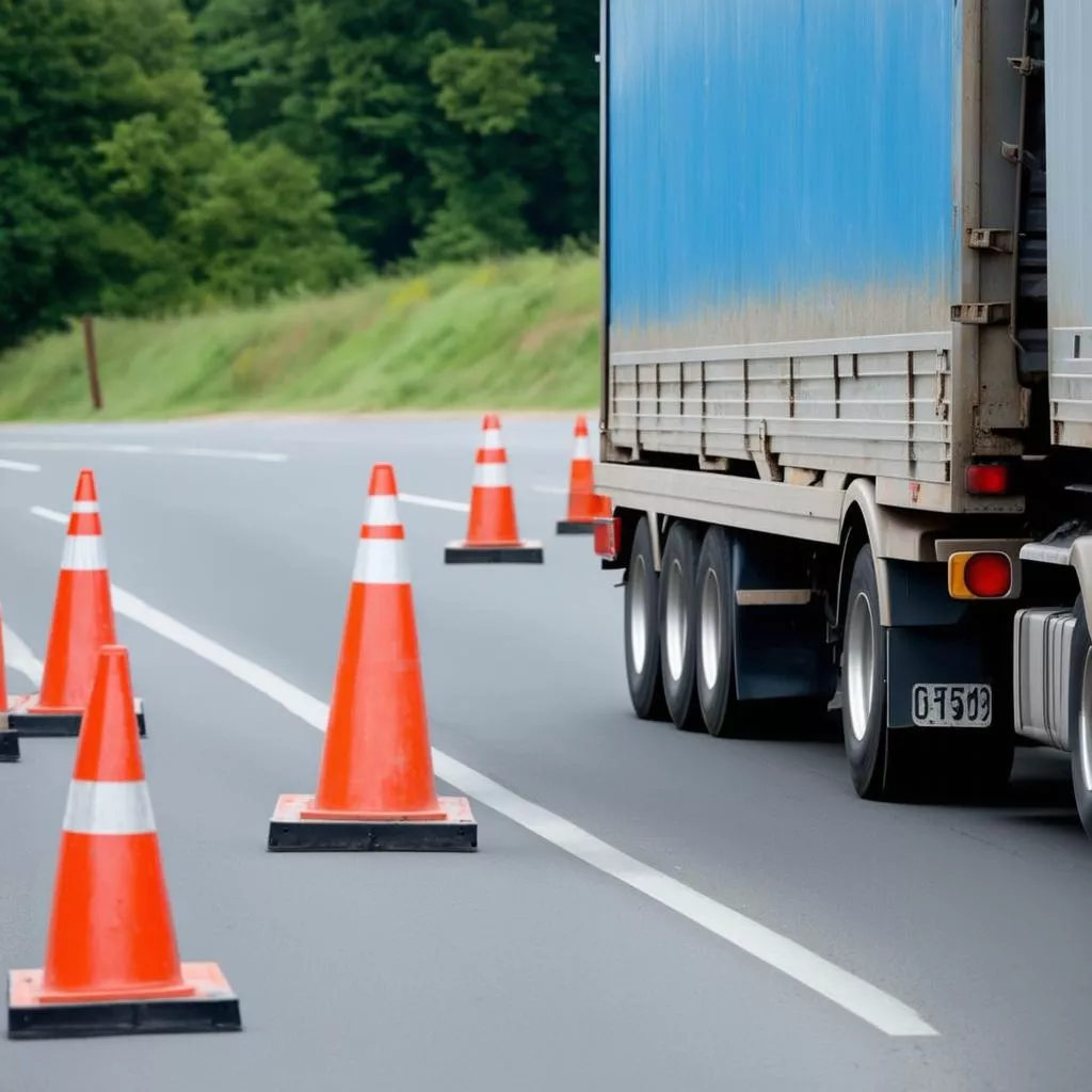 트럭 운전 연습