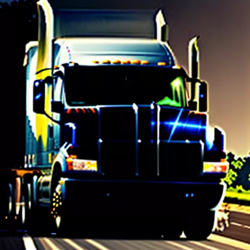 Autista durante il trasporto merci