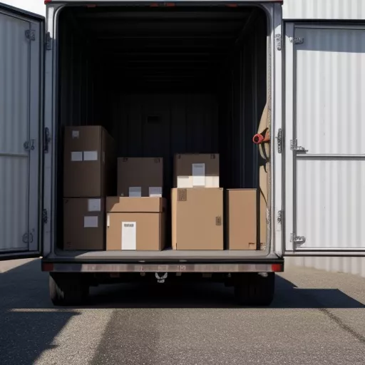 Tài xế kiểm tra hàng