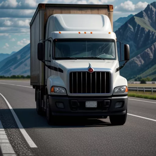 Tài xế lái xe tải