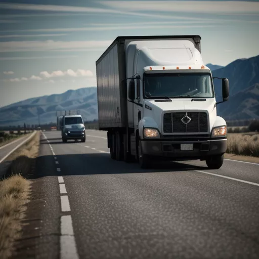 Tài xế lái xe tải