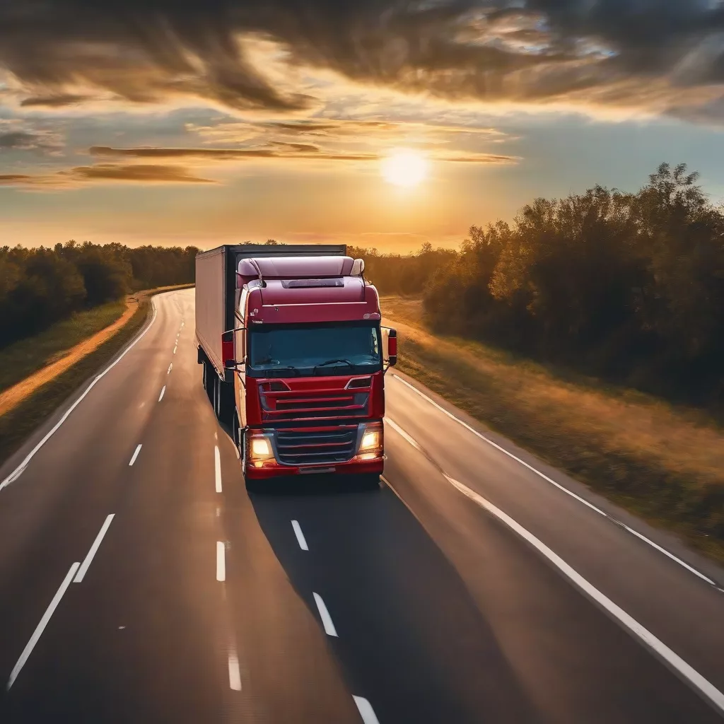 Tài xế lái xe tải