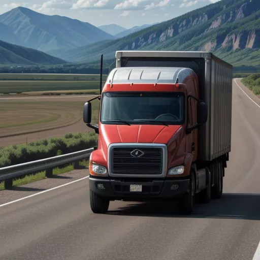 Sopir Mengemudikan Truk Teraco di Bình Định