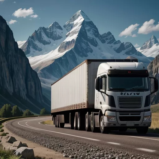 Truck Driver on the Road