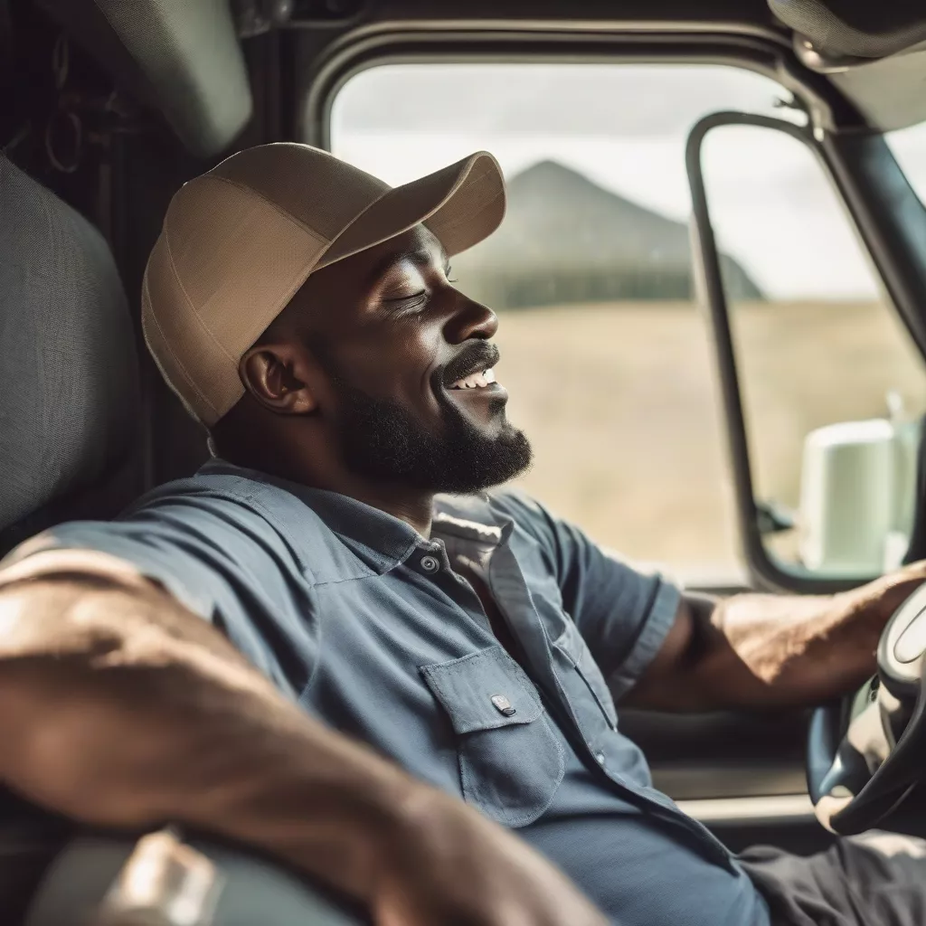 Tài xế sử dụng máy khuếch tán tinh dầu