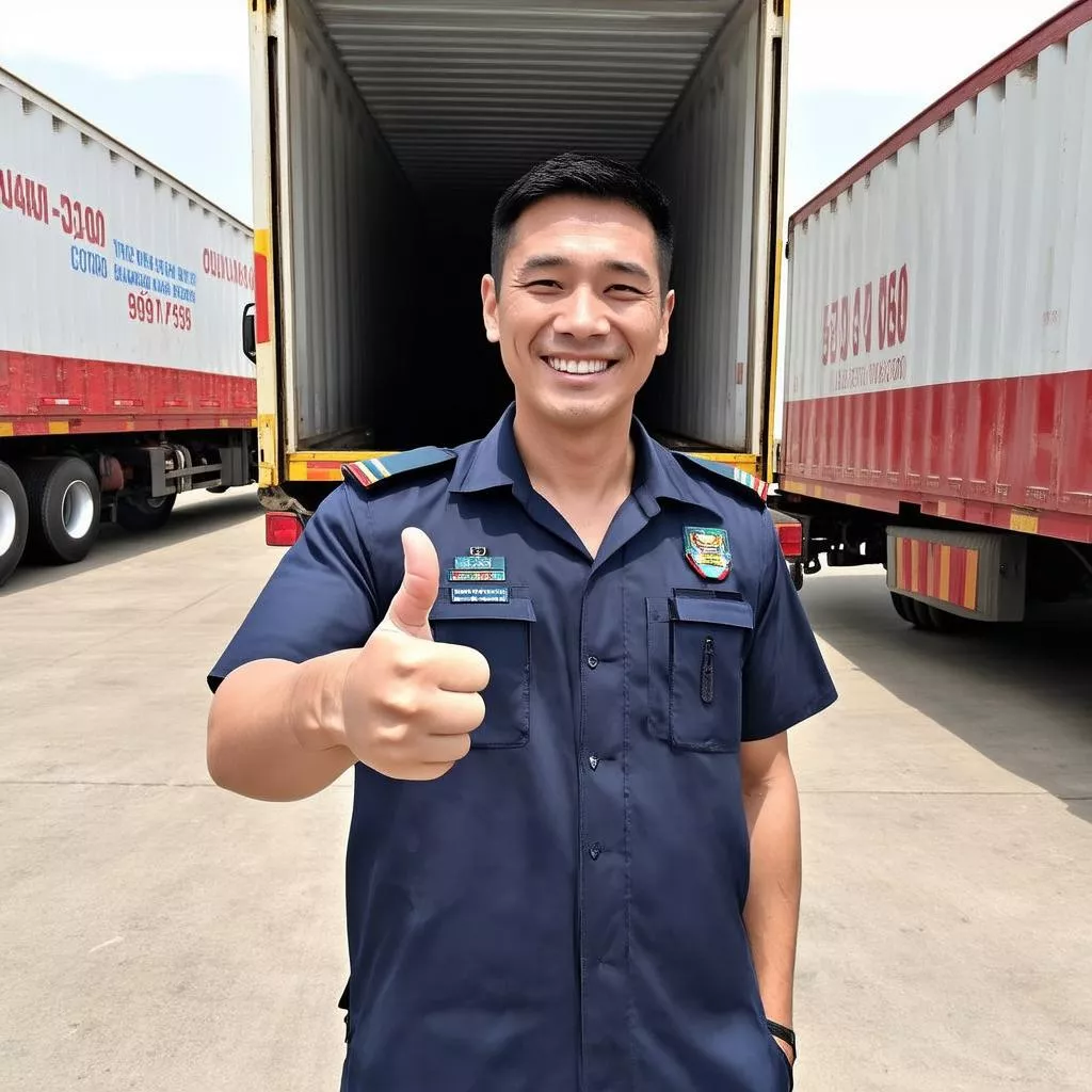 Tài xế xe tải Hà Nội