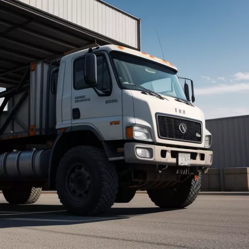 Tài xế tập xe tải