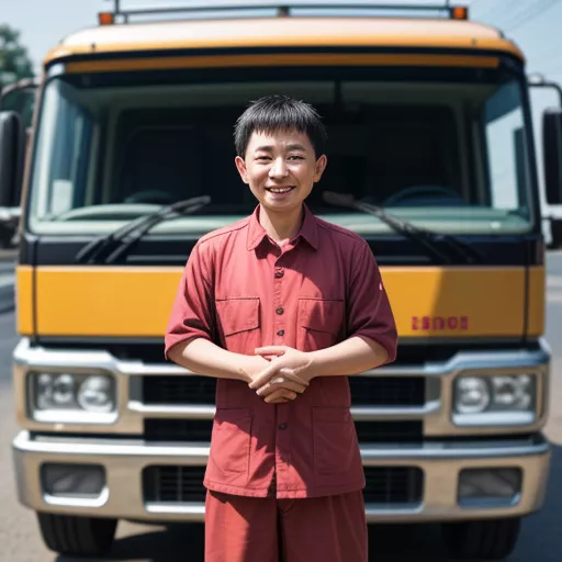 战胜自卸车司机